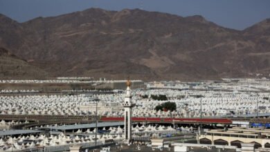 مشعر مِنى يستقبل حجاج بيت الله الحرام