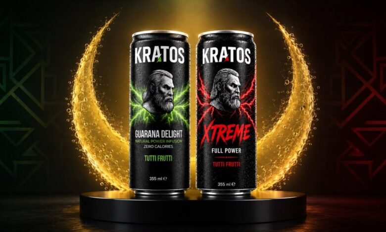Guarana Delight خالٍ من السكر وXTREME بفيتامينات B من KRATOS بالسعودية