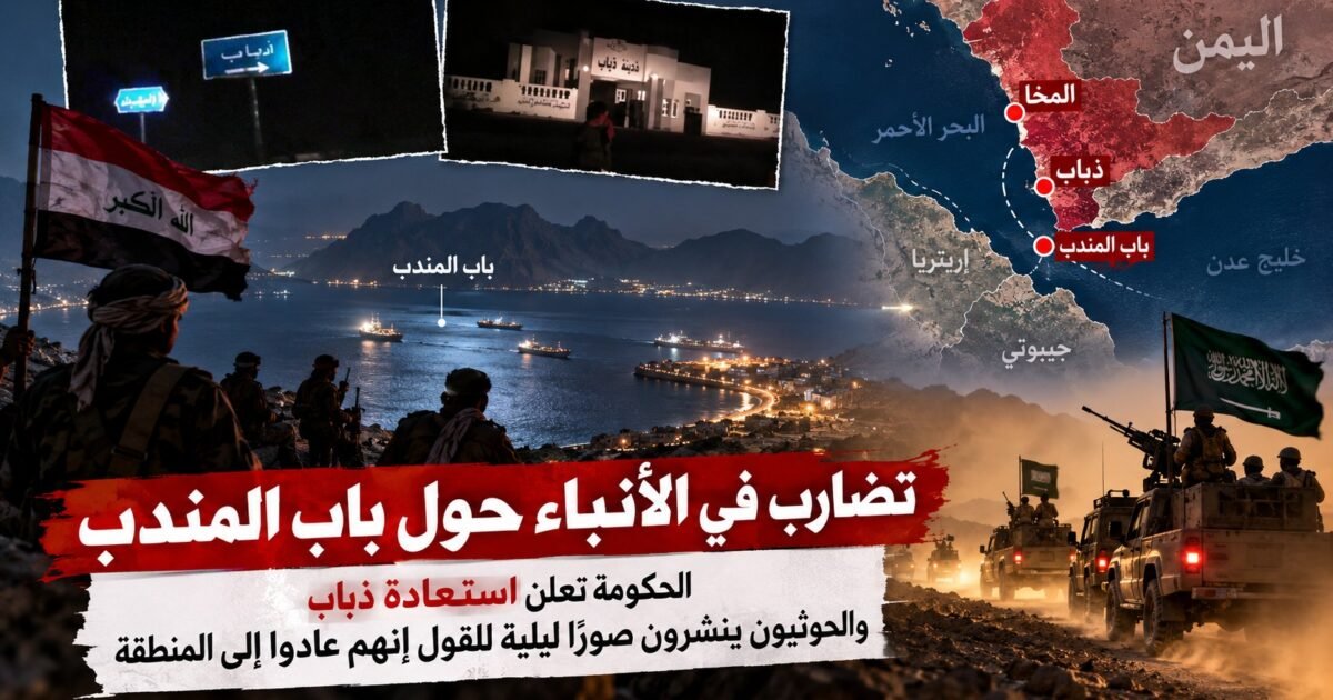 صور ليلية يوزعها الحوثيون.. قرائن غير كافية لتحديد السيطرة في ذباب