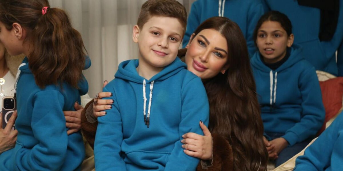 سفيرة النوايا الحسنة زينة سلامة ترسم البسمة على وجوه أطفال طرابلس