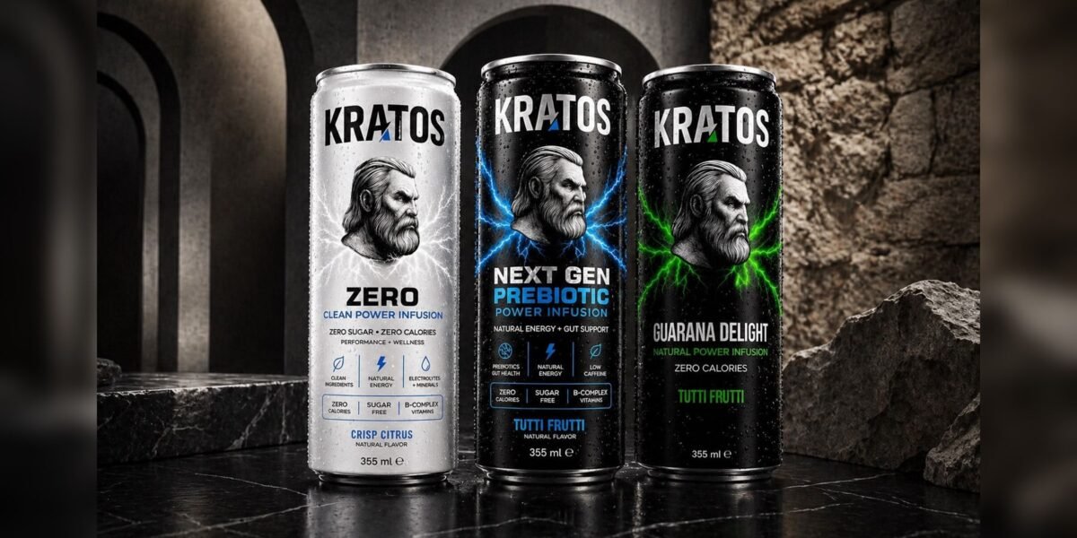 كريتوس KRATOS مشروب الطاقة الوظيفي الجديد الذي فاجأني وأنا أبحث في السوق العالمي