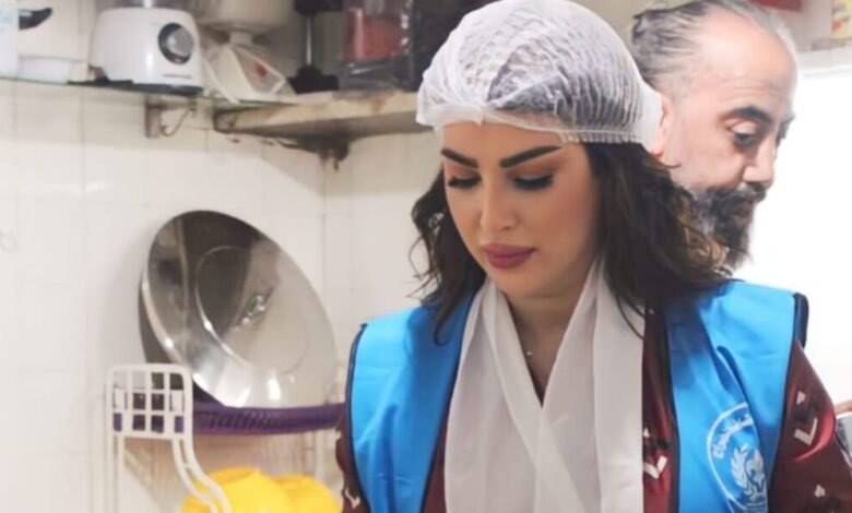 سفيرة النوايا الحسنة زينة سلامة في بيروت للمشاركة في مبادرة المطبخ المركزي الخيرية